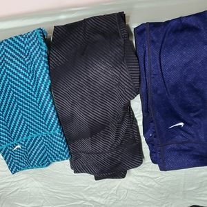 Bundle xl workout pants. Dark blue caprice Nike turquoise caprice Nike UA fullpa